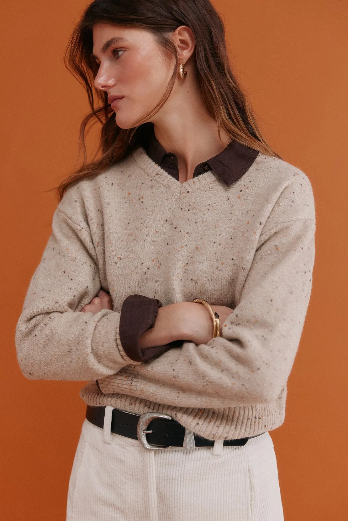 Mujer Hoss Intropia Jerséis>Imelda. Jersey jaspeado