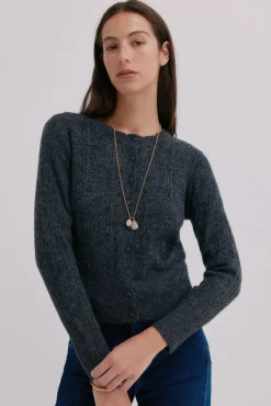 Mujer Hoss Intropia Jerséis>Inés. Cárdigan calado