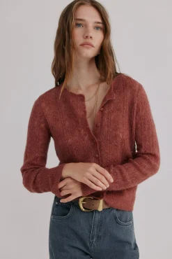 Mujer Hoss Intropia Jerséis>Inés. Cárdigan calado