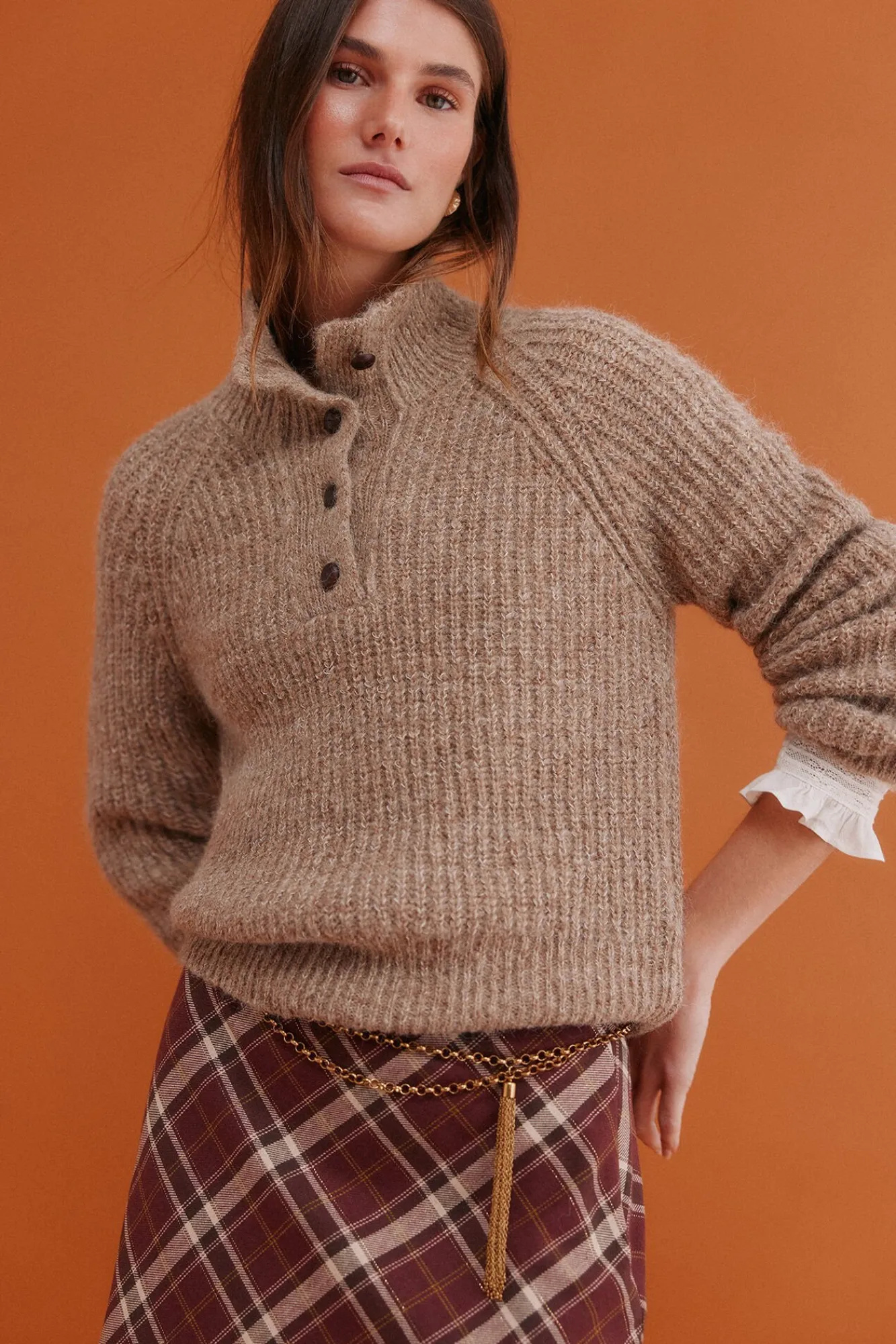 Mujer Hoss Intropia Jerséis>Irina. Jersey cuello perkins