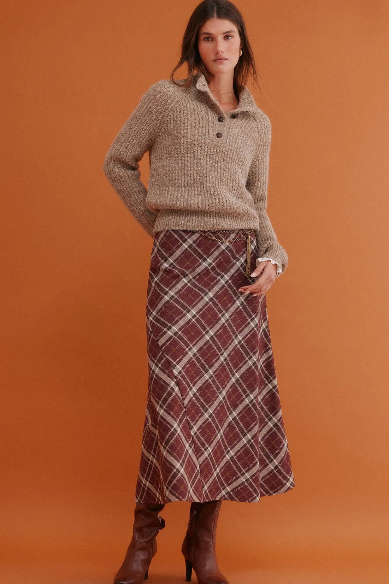 Mujer Hoss Intropia Jerséis>Irina. Jersey cuello perkins