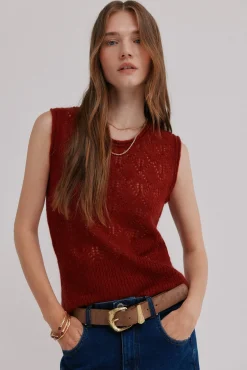 Mujer Hoss Intropia Camisetas>Irma. Top calado