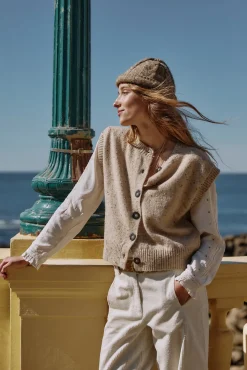 Mujer Hoss Intropia Chalecos>Ita. Chaleco jaspeado