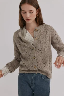 Mujer Hoss Intropia Jerséis>Ivette. Cárdigan calado