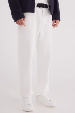 Hombre Springfield Vaqueros>Jeans blanco straight fit