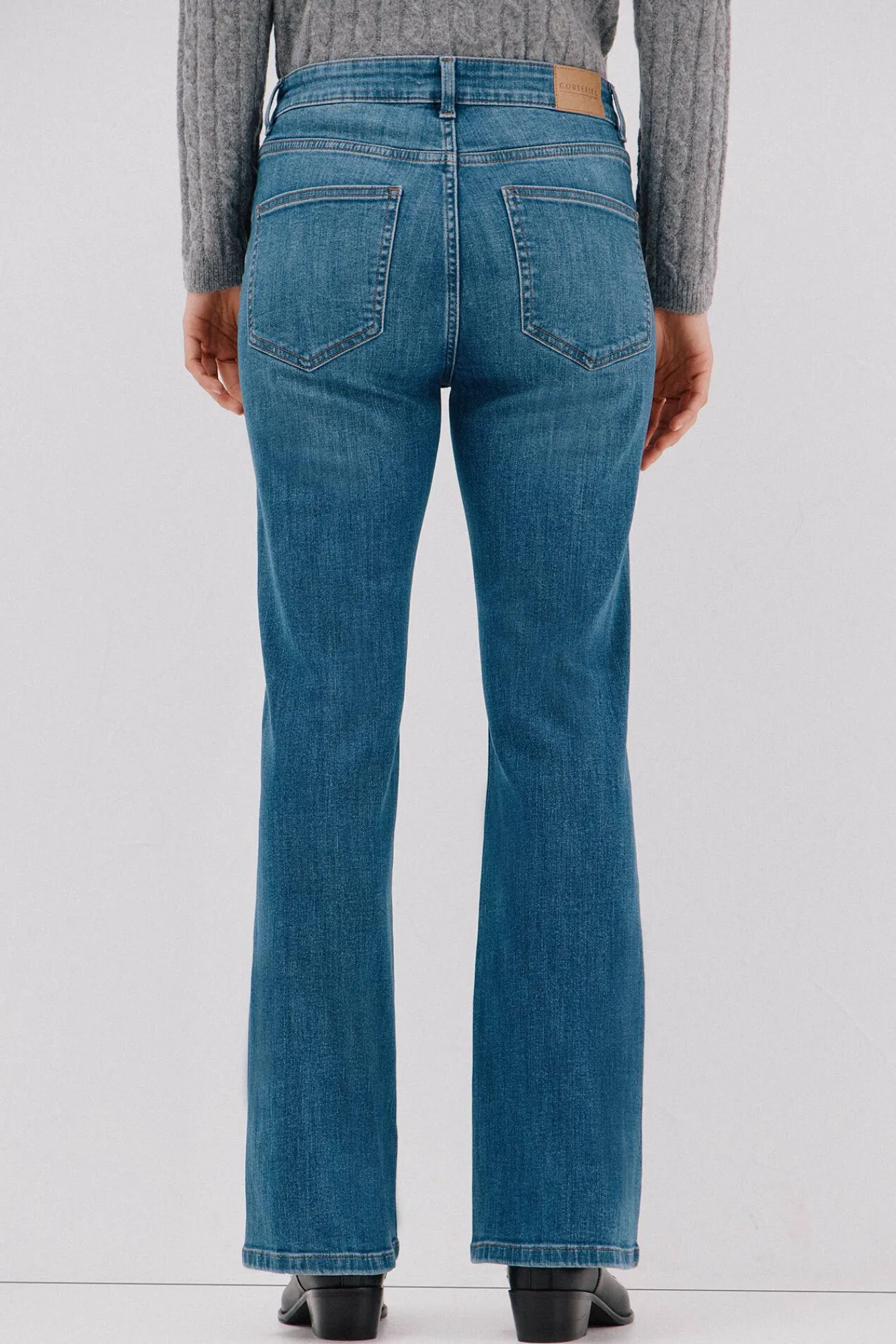 Mujer Cortefiel Vaqueros|Pantalones>Jeans campana