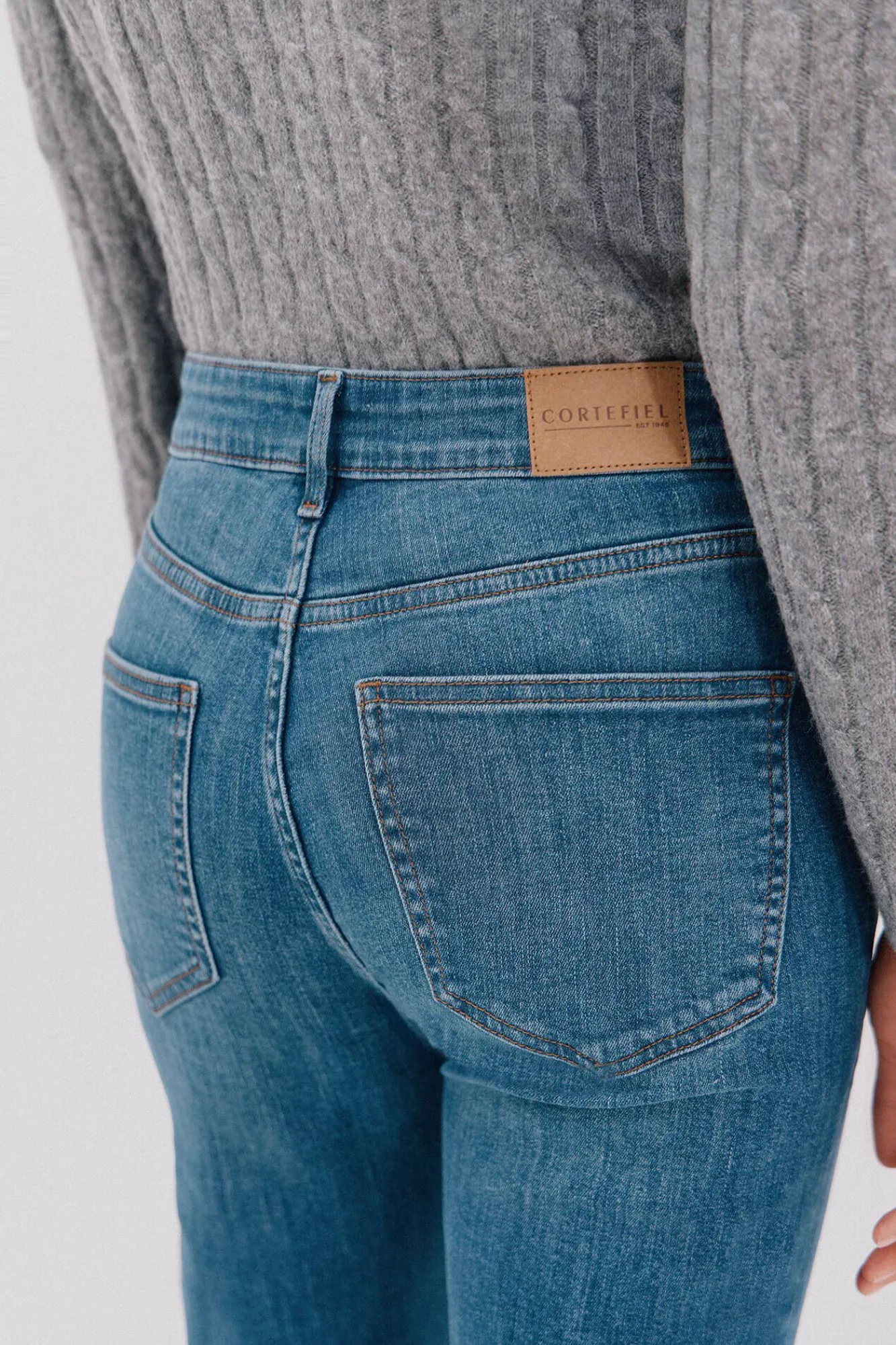 Mujer Cortefiel Vaqueros|Pantalones>Jeans campana