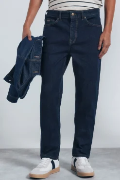 Hombre Springfield Vaqueros>Jeans desencolado slim fit