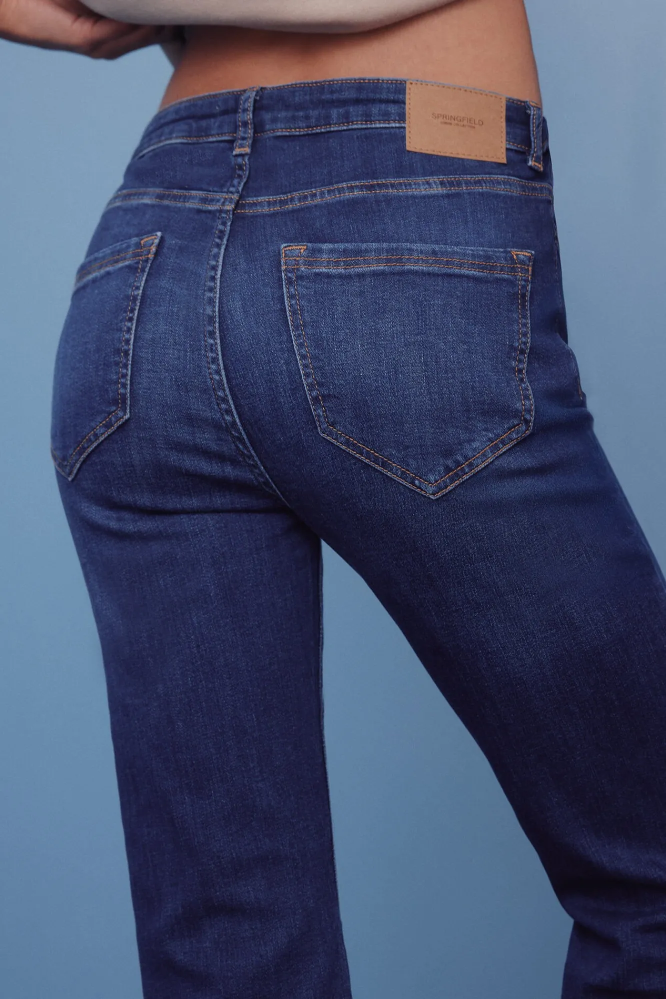 Mujer Springfield Vaqueros>Jeans kick flare