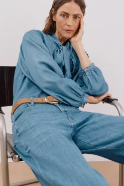 Mujer Cortefiel Vaqueros|Pantalones>Jeans long palazzo