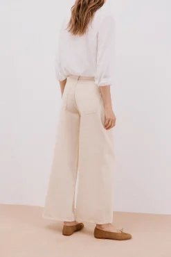 Mujer Cortefiel Vaqueros|Pantalones>Jeans long palazzo