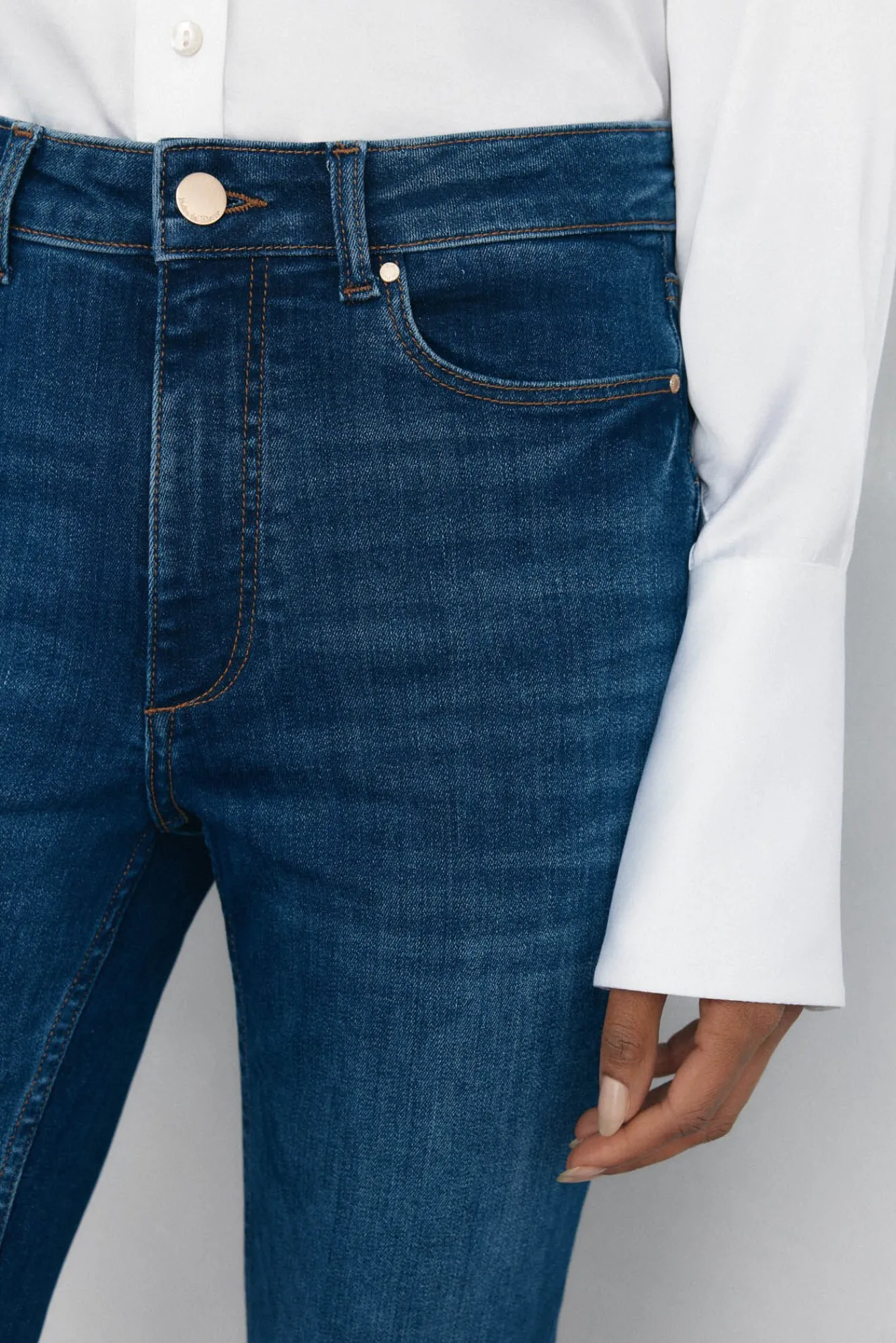 Mujer Pedro del Hierro Vaqueros|Pantalones>Jeans push up flare cropped