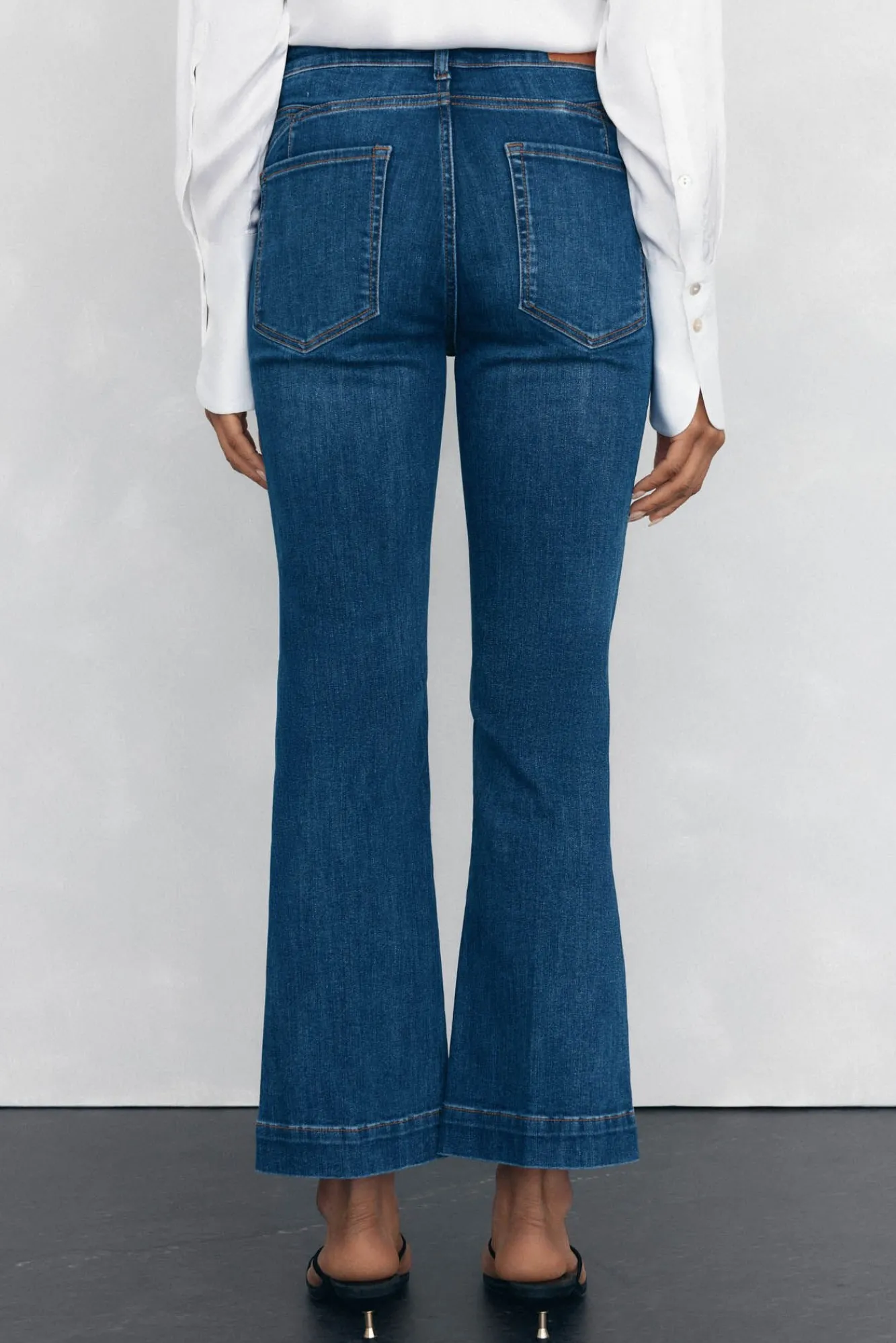 Mujer Pedro del Hierro Vaqueros|Pantalones>Jeans push up flare cropped