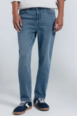 Hombre Springfield Vaqueros>Jeans sobretintados slim fit