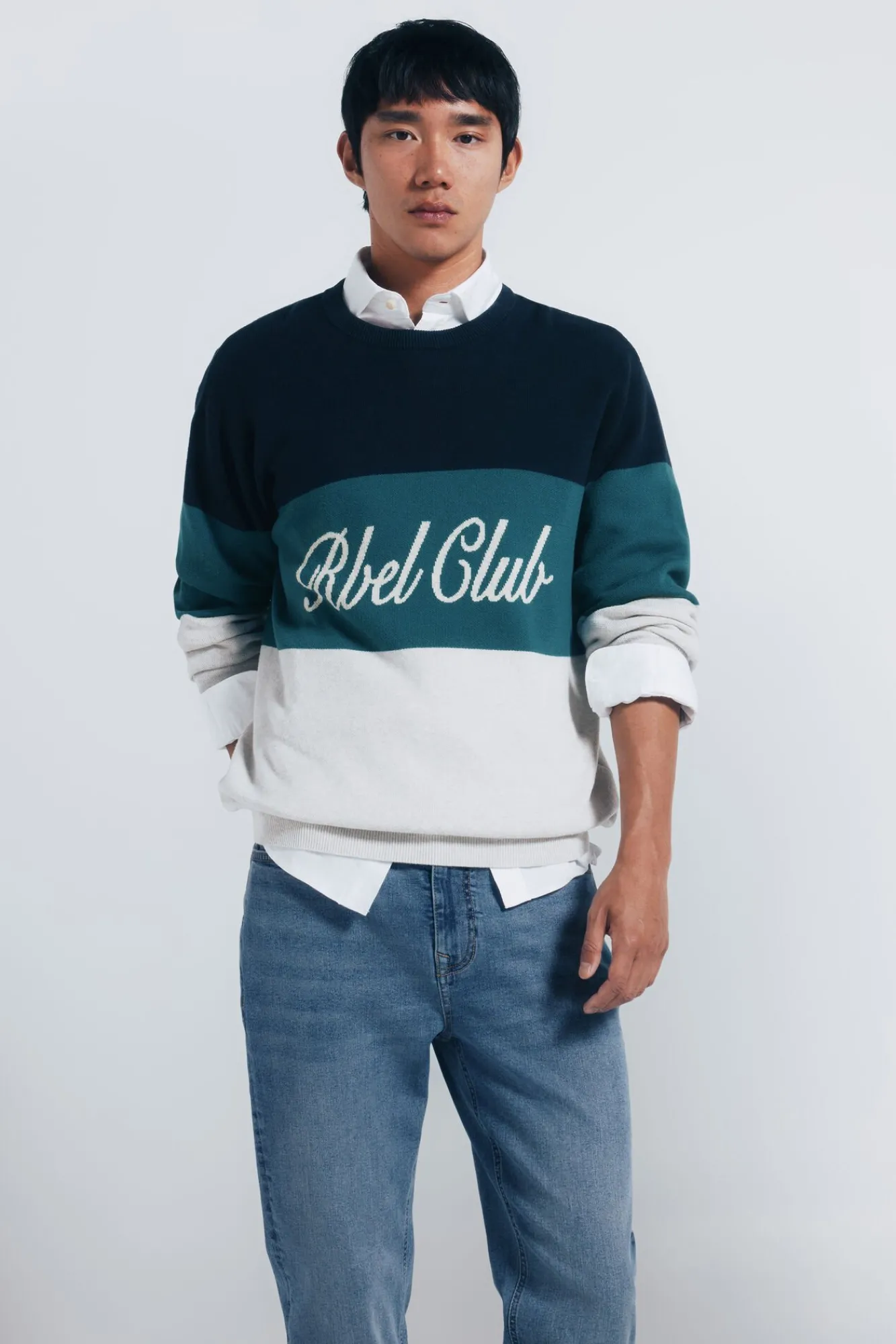 Hombre Springfield Vaqueros>Jeans sobretintados slim fit