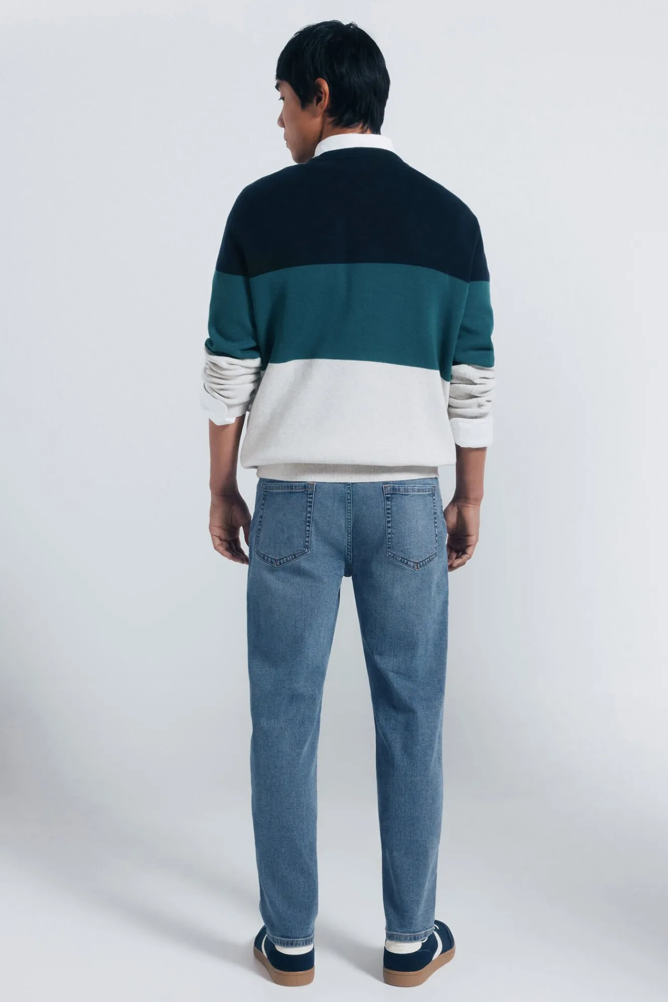 Hombre Springfield Vaqueros>Jeans sobretintados slim fit