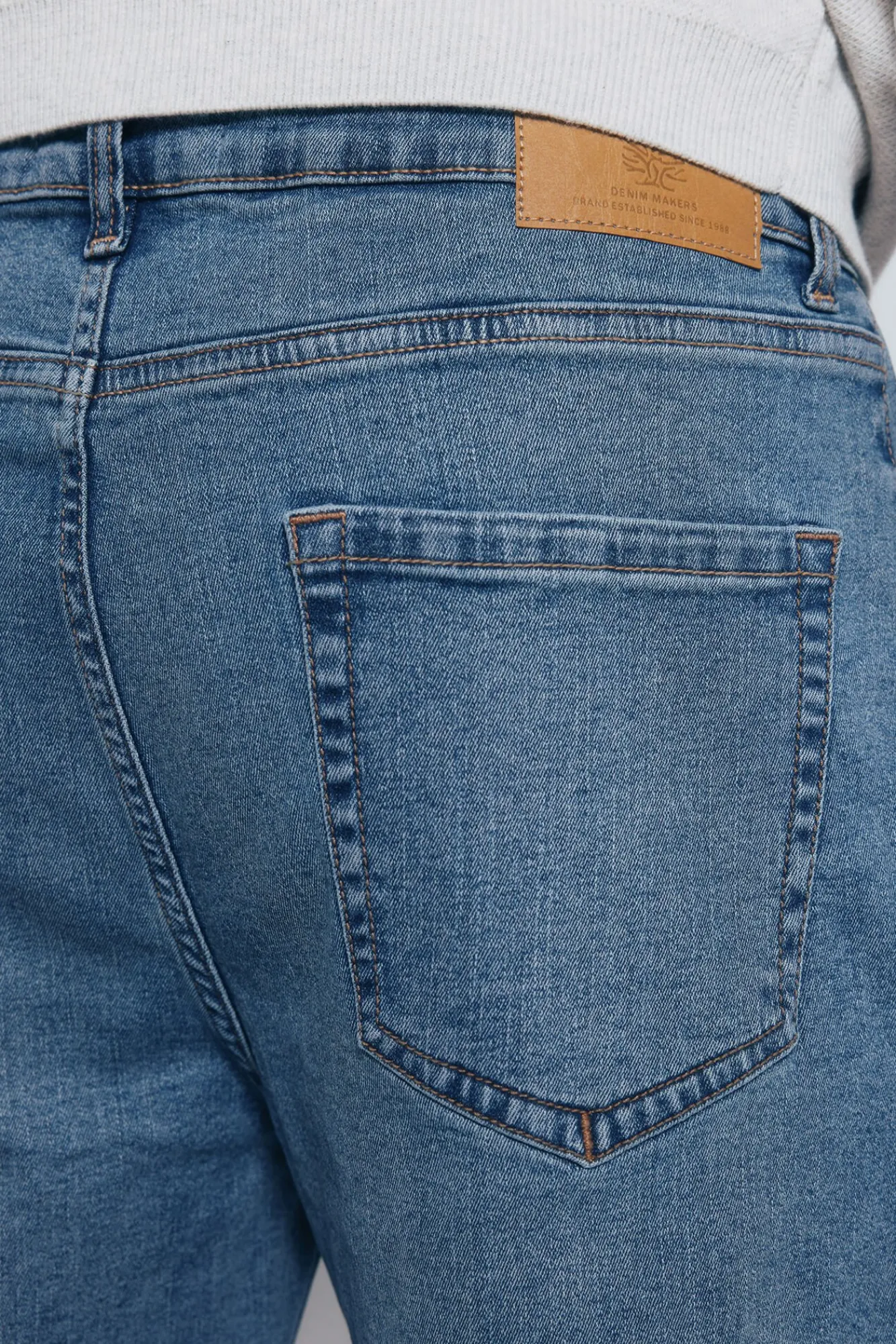 Hombre Springfield Vaqueros>Jeans sobretintados slim fit