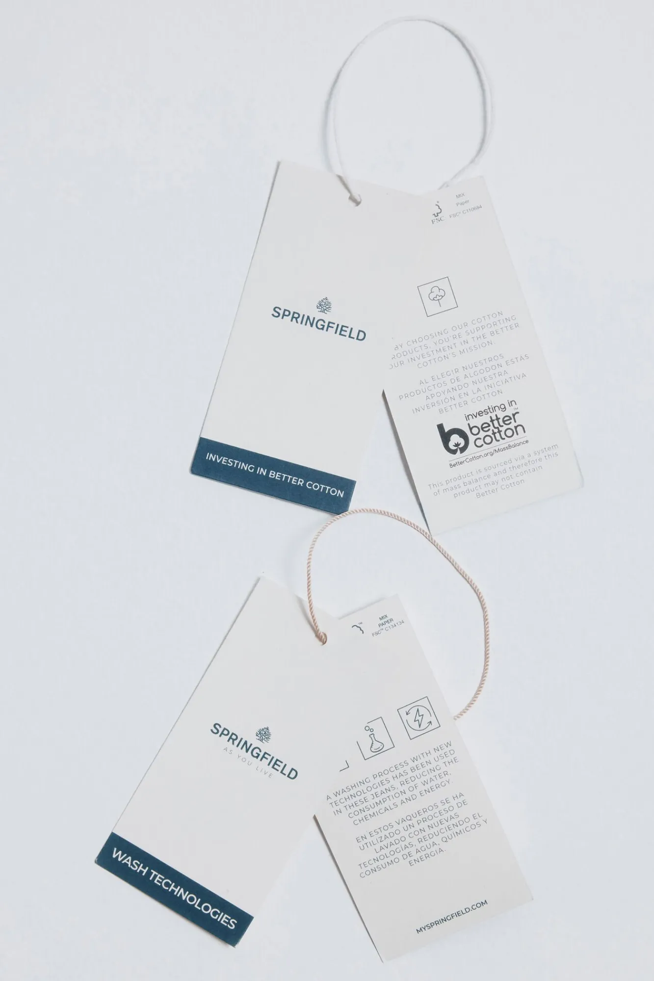 Hombre Springfield Vaqueros>Jeans sobretintados slim fit