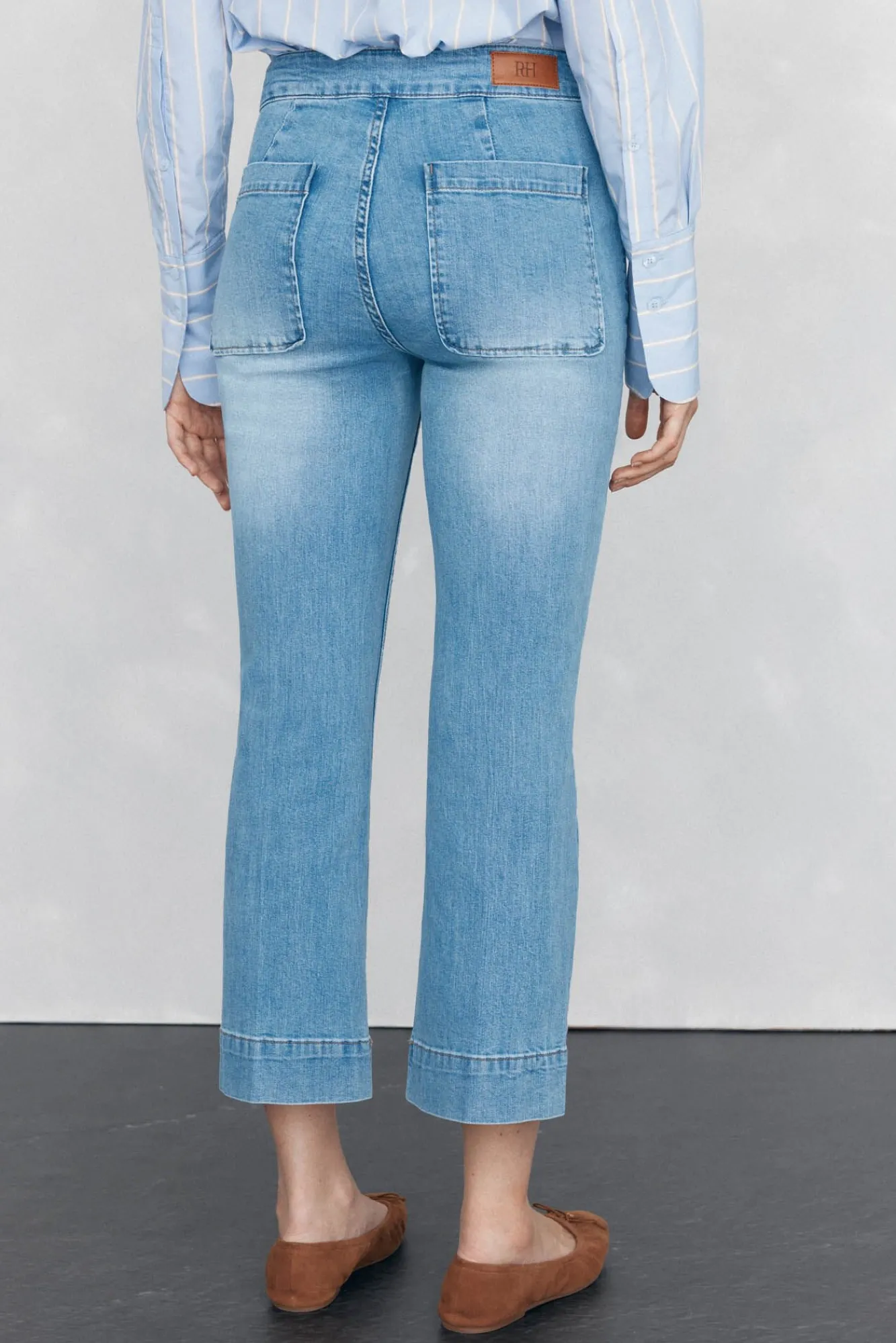Mujer Pedro del Hierro Vaqueros|Pantalones>Jeans stove pipe cropped