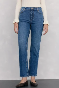 Mujer Pedro del Hierro Vaqueros|Pantalones>Jeans straight basic