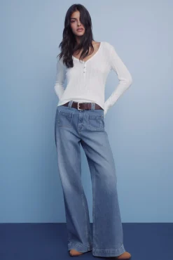 Mujer Springfield Vaqueros>Jeans super flare comfort