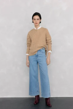 Mujer Pedro del Hierro Vaqueros|Pantalones>Jeans wide flare