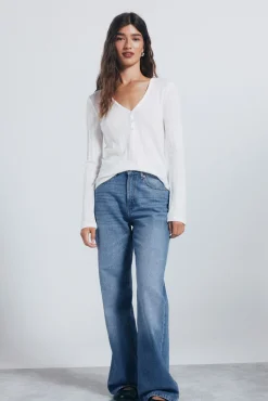 Mujer Springfield Vaqueros>Jeans wide leg