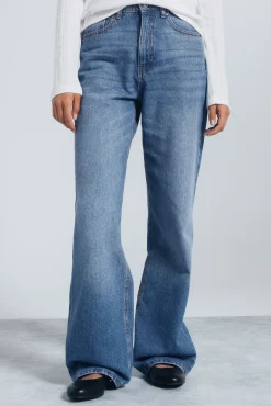 Mujer Springfield Vaqueros>Jeans wide leg