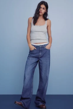 Mujer Springfield Vaqueros>Jeans wide leg
