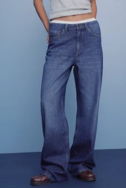 Mujer Springfield Vaqueros>Jeans wide leg