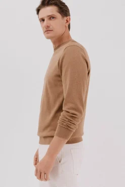 Hombre Cortefiel Jerséis>Jersey algodón cashmere cuello caja