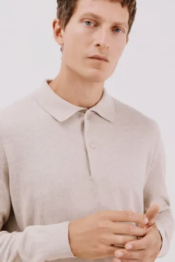 Hombre Cortefiel Jerséis>Jersey algodón cashmere cuello polo