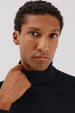 Hombre Cortefiel Jerséis>Jersey algodón cashmere cuello alto