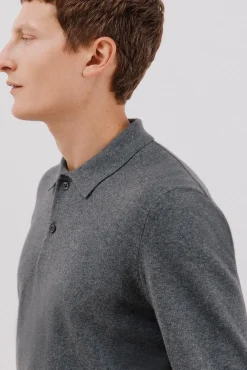 Hombre Cortefiel Jerséis>Jersey algodón cashmere cuello polo