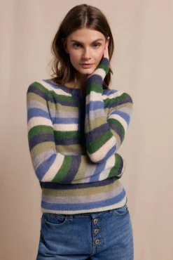 Mujer Slowlove Jerséis>Jersey botones rayas