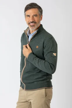 Hombre Privata Jerséis>Jersey básico cuello alzado cremallera