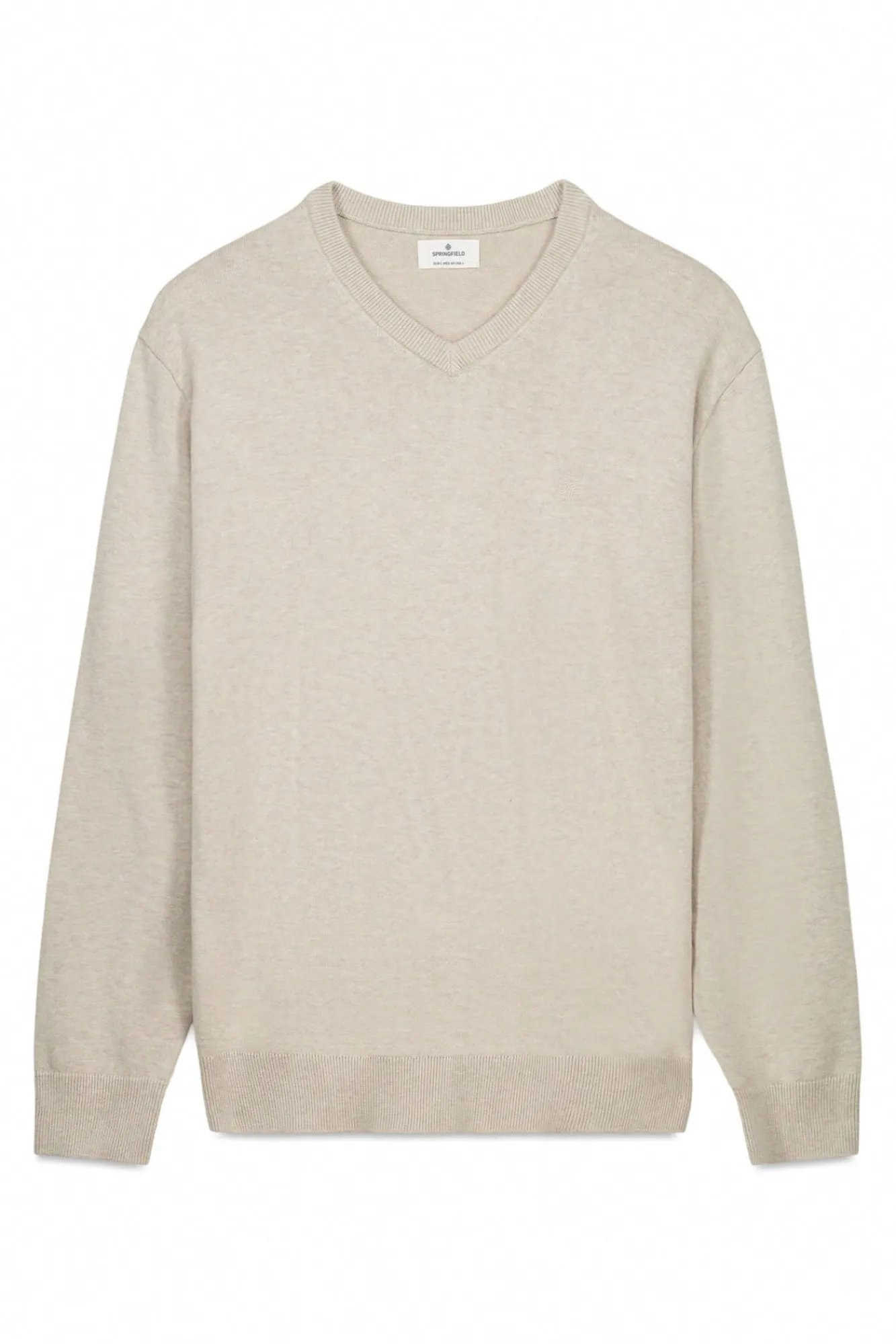 Hombre Springfield Jerséis>Jersey básico cuello pico