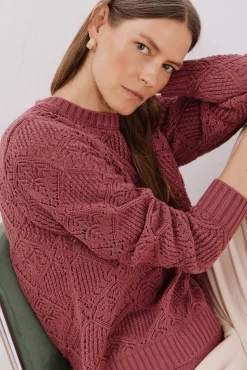 Mujer Cortefiel Jerséis>Jersey calado combinado