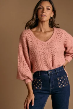 Mujer Polín Et Moi Jerséis>Jersey Calado Raquel