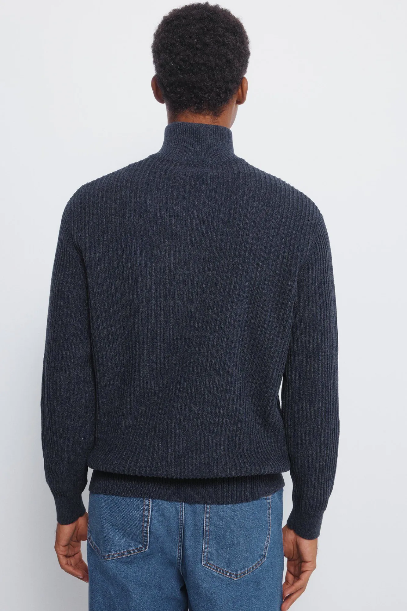 Hombre Springfield Jerséis>Jersey canalé cremallera