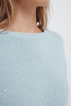 Mujer Springfield Jerséis>Jersey chenilla perlas