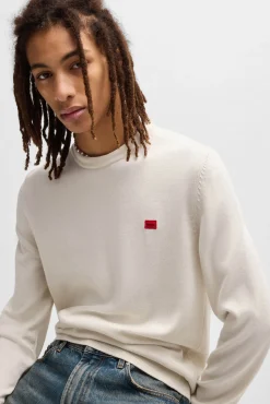 Hombre HUGO Jerséis>Jersey con cuello redondo