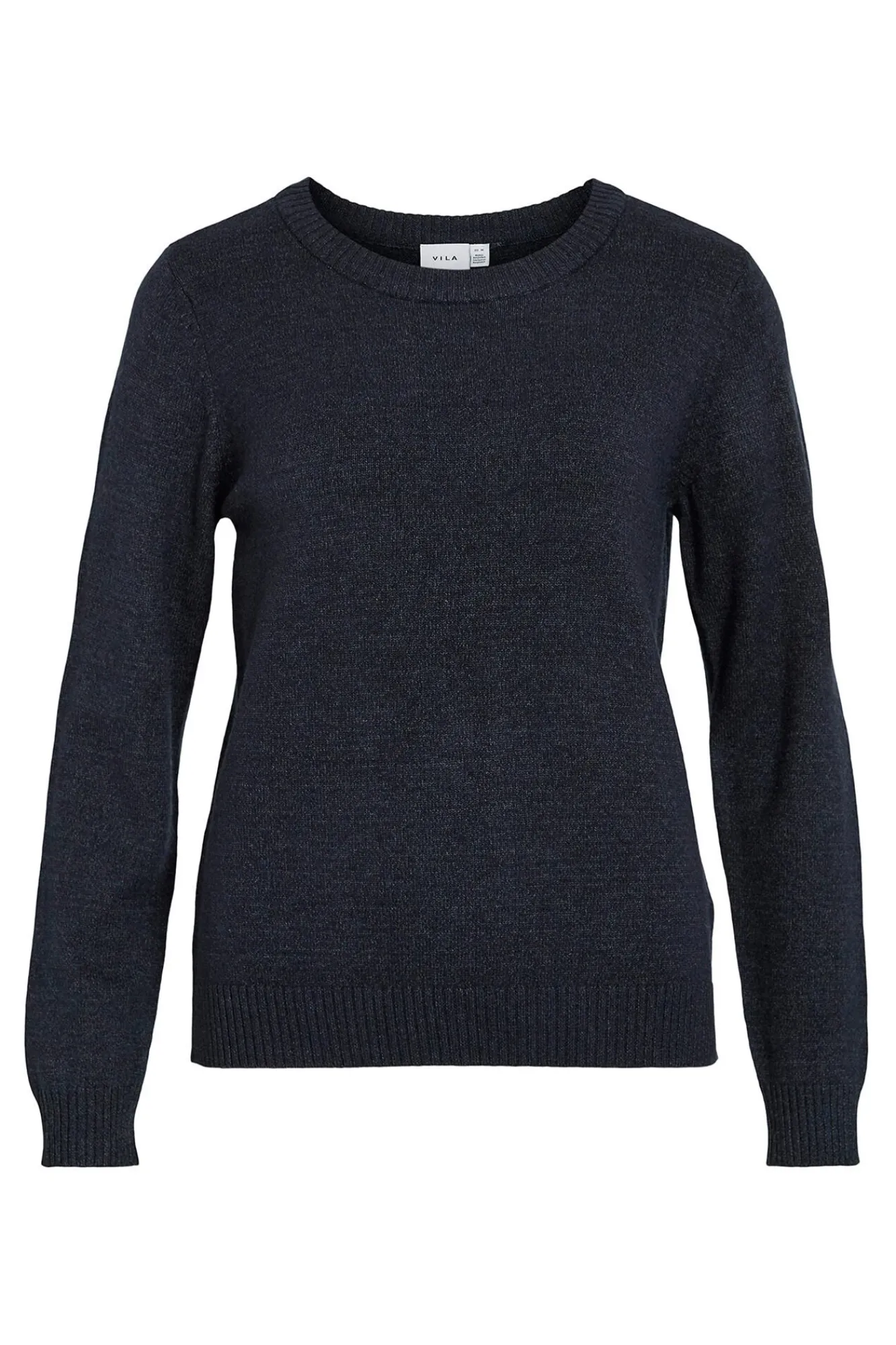 Mujer Vila Jerséis>Jersey con cuello redondo de viscosa