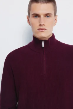 Hombre Springfield Jerséis>Jersey cremallera liso