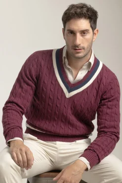 Hombre PuroEGO Jerséis>Jersey cricket algodón