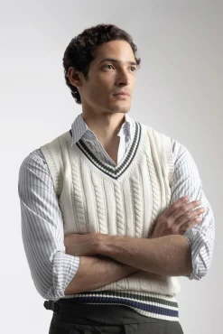 Hombre PuroEGO Jerséis>Jersey cricket algodón