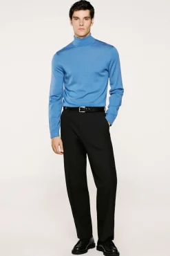 Hombre Selected Jerséis>Jersey cuello alto 100% lana merino