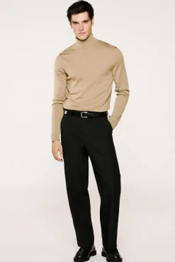 Hombre Selected Jerséis>Jersey cuello alto 100% lana merino