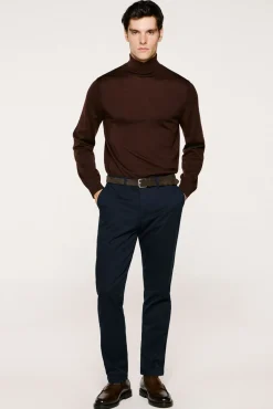 Hombre Selected Jerséis>Jersey cuello alto 100% lana merino