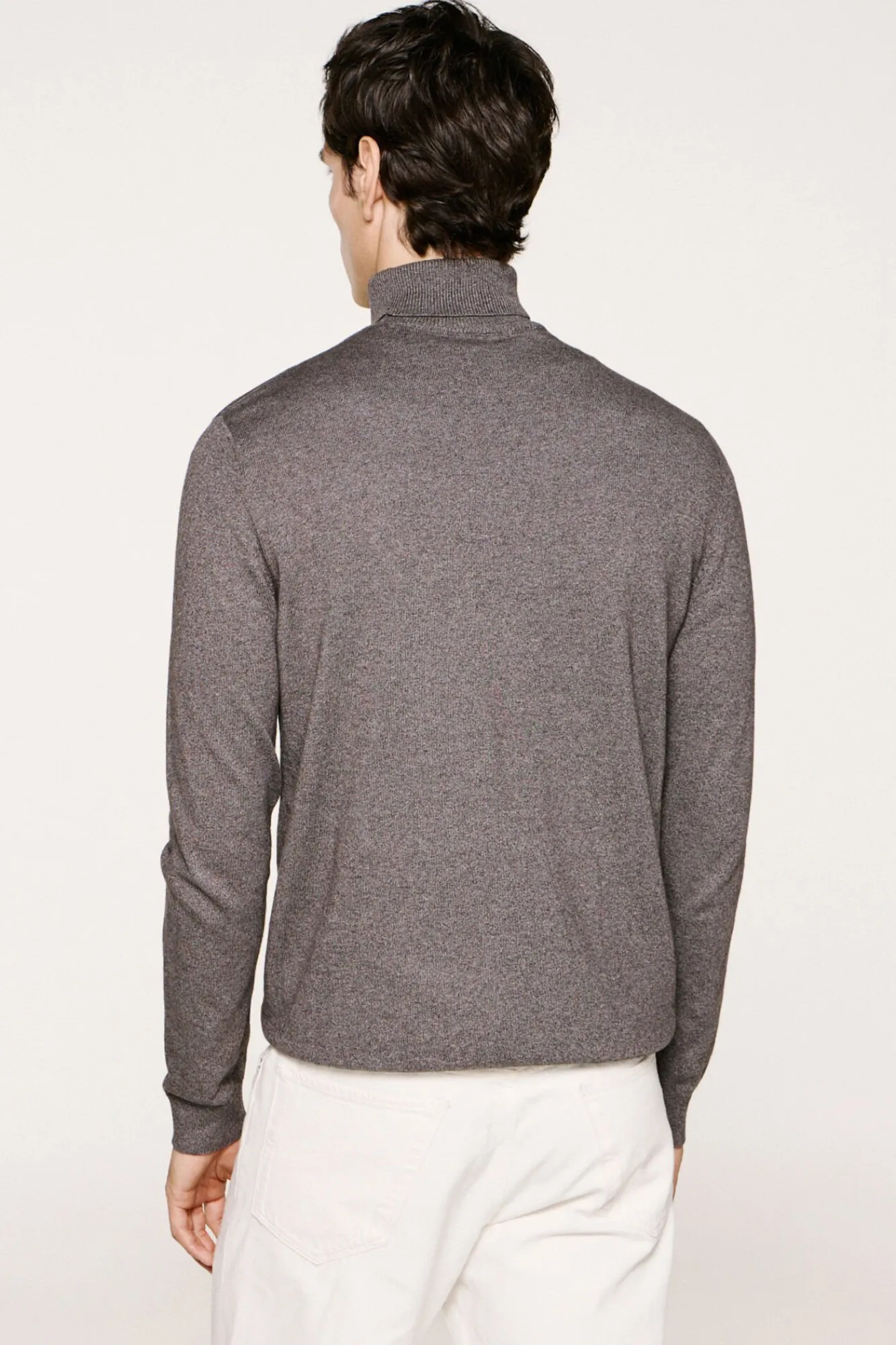 Hombre Selected Jerséis>Jersey cuello alto algodón orgánico